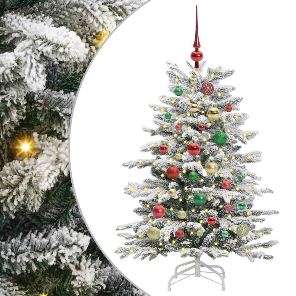 Weißer Klappbarer Weihnachtsbaum - 120 cm