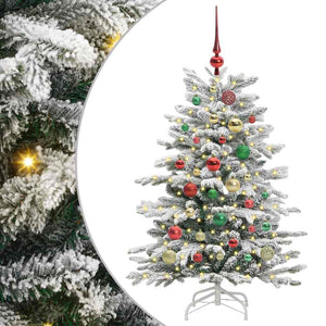 Weißer Klappbarer Weihnachtsbaum - 120 cm