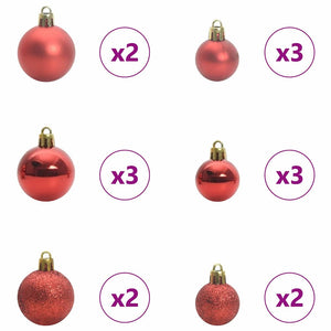 Weißer Klappbarer Weihnachtsbaum - 120 cm