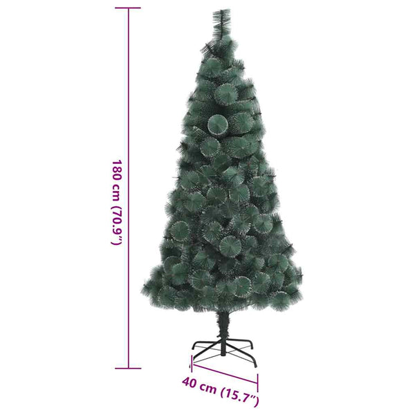 Künstlicher Weihnachtsbaum Grün mit LED 180cm