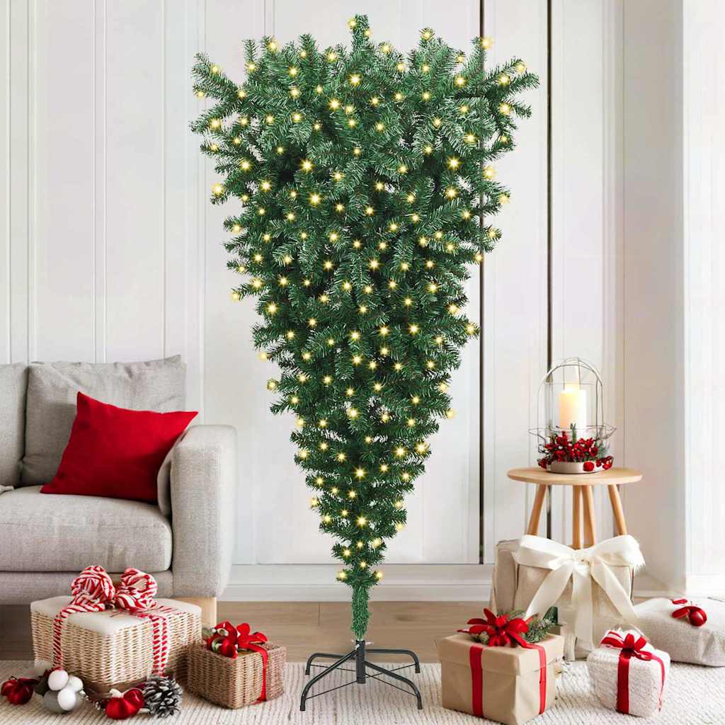 Umgedrehter künstlicher Weihnachtsbaum, 180cm, LED