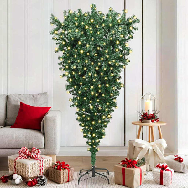 Umgedrehter künstlicher Weihnachtsbaum, 180cm, LED