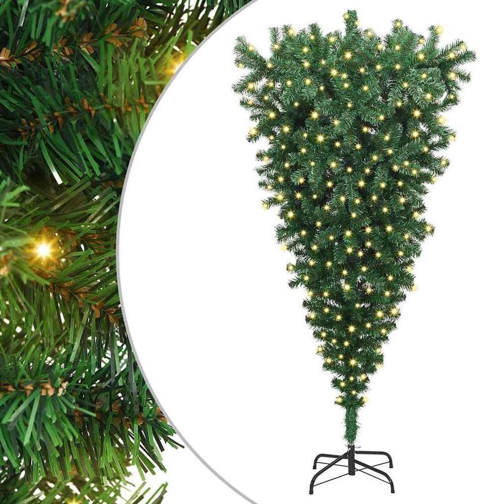 Umgedrehter künstlicher Weihnachtsbaum, 180cm, LED