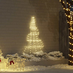 LED Weihnachtsbaum Warmweiß 182cm Metall