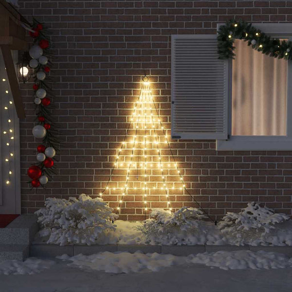 LED Weihnachtsbaum Warmweiß 182cm Metall