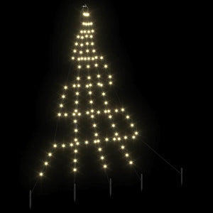 LED Weihnachtsbaum Warmweiß 182cm Metall