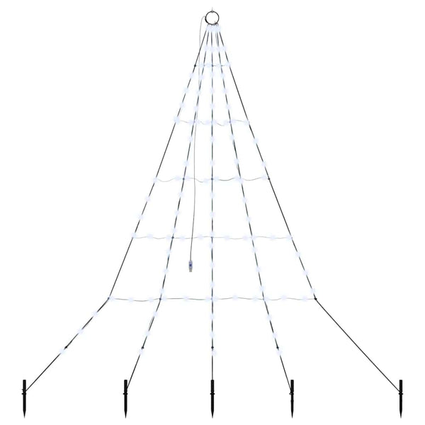 LED Weihnachtsbaum Kaltweiß 182cm