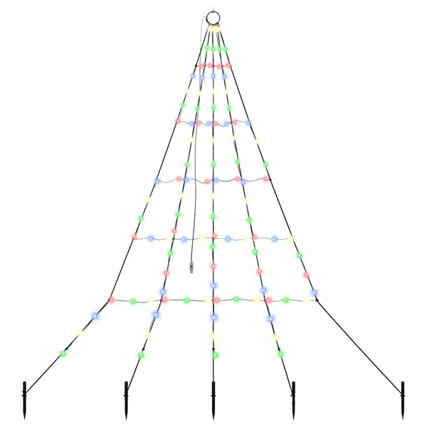 LED Weihnachtsbaum Mehrfarbig 182cm