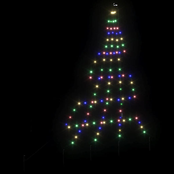 LED Weihnachtsbaum Mehrfarbig 182cm