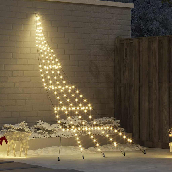 LED Weihnachtsbaum mit Erdspießen 306cm