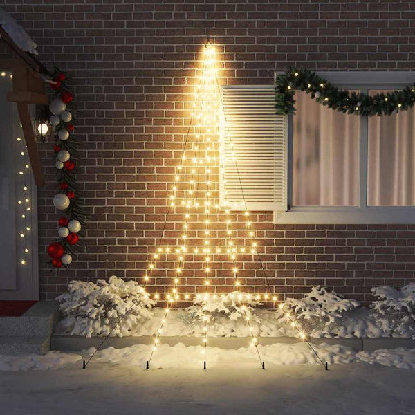 LED Weihnachtsbaum mit Erdspießen 306cm