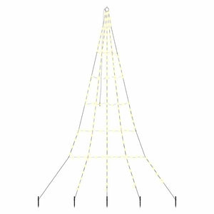 LED Weihnachtsbaum mit Erdspießen 306cm