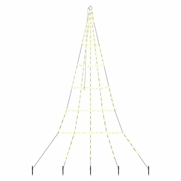 LED Weihnachtsbaum mit Erdspießen 306cm