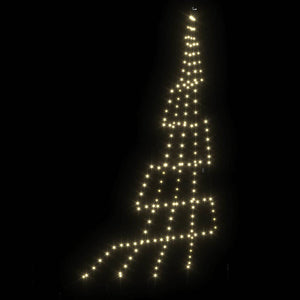 LED Weihnachtsbaum mit Erdspießen 306cm