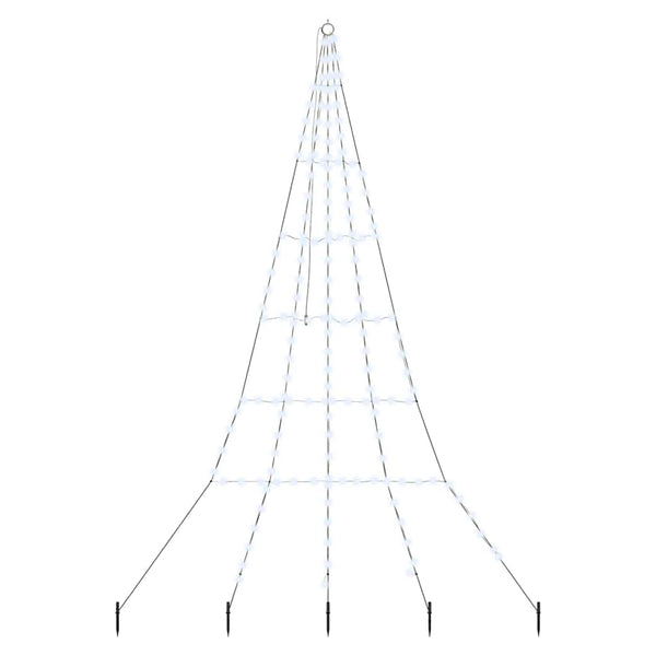 LED Weihnachtsbaum Kaltweiß 306cm