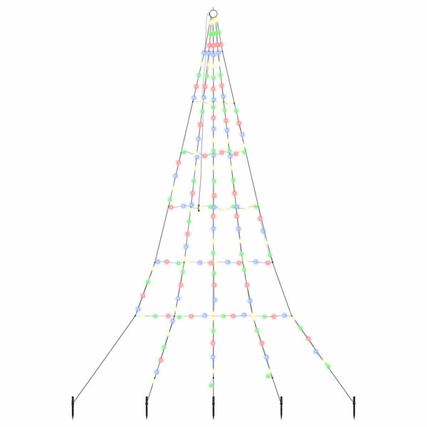 LED Weihnachtsbaum Mehrfarbig 306 cm