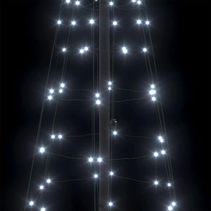LED Weihnachtsbaum Kaltweiß 250cm mit Erdspießen