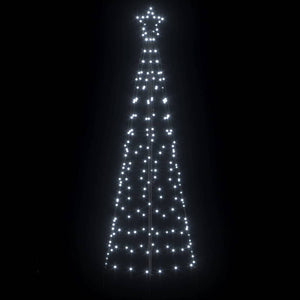 LED Weihnachtsbaum Kaltweiß 250cm mit Erdspießen