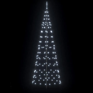 LED Weihnachtsbaum Kaltweiß 250cm mit Erdspießen