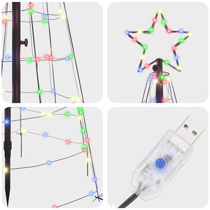 LED Weihnachtsbaum Mehrfarbig 250cm