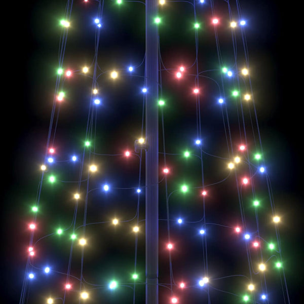 LED Weihnachtsbaum Mehrfarbig 400 cm mit Erdspießen