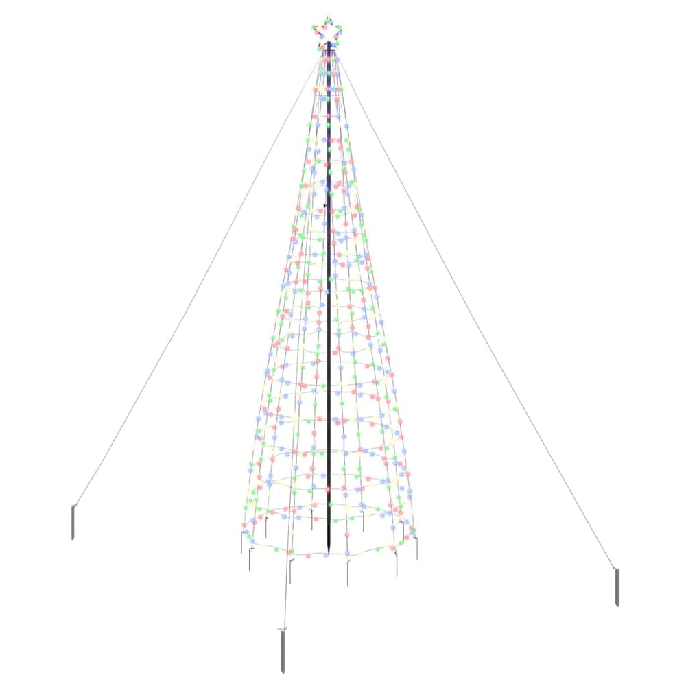 LED Weihnachtsbaum Mehrfarbig 400 cm mit Erdspießen