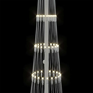 LED Weihnachtsbaum Warmweiß Metall 190cm