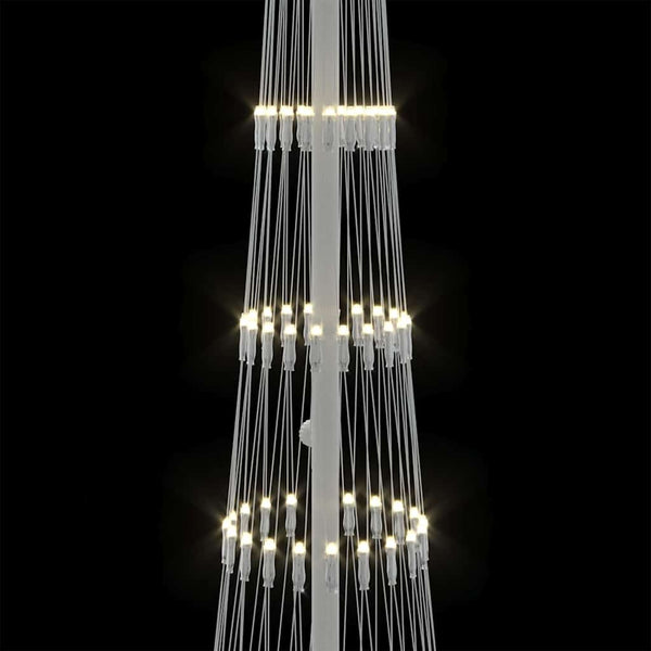 LED Weihnachtsbaum Warmweiß Metall 190cm