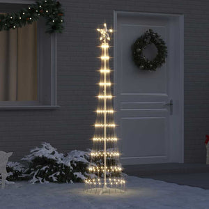 LED Weihnachtsbaum Warmweiß Metall 190cm