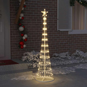 LED Weihnachtsbaum Warmweiß Metall 190cm