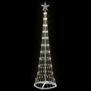 LED Weihnachtsbaum Warmweiß Metall 190cm