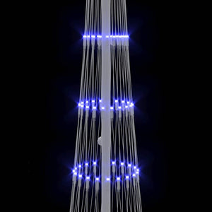 LED Weihnachtsbaum Blau 190cm