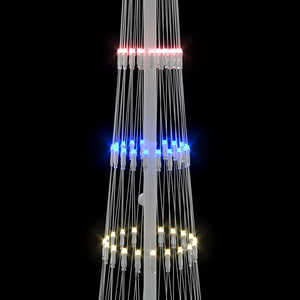 LED Weihnachtsbaum Mehrfarbig 190cm Metall