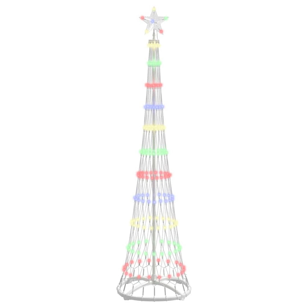 LED Weihnachtsbaum Mehrfarbig 190cm Metall