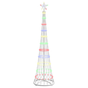 LED Weihnachtsbaum Mehrfarbig 190cm Metall
