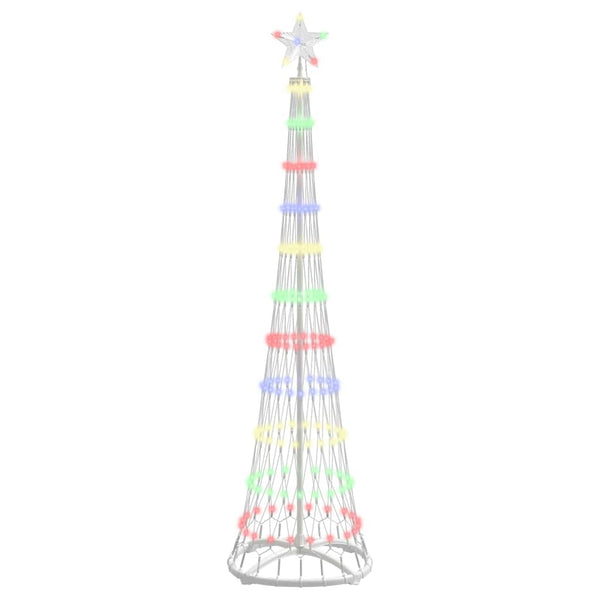 LED Weihnachtsbaum Mehrfarbig 190cm Metall