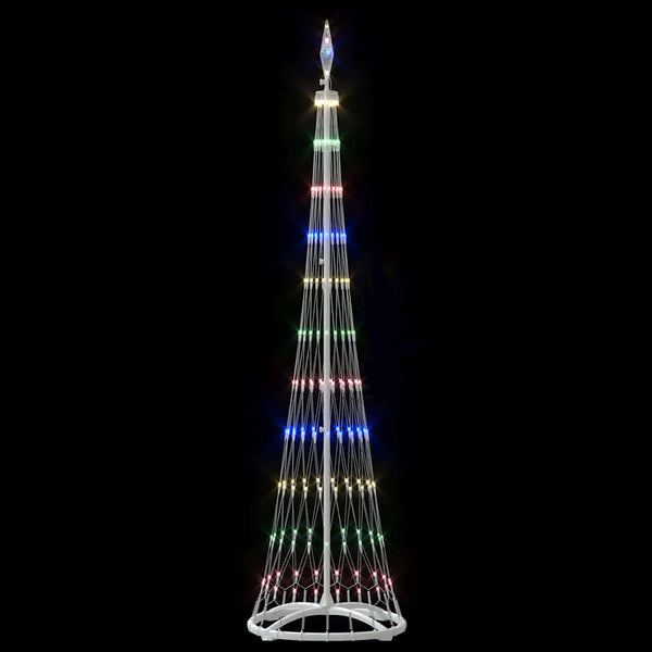 LED Weihnachtsbaum Mehrfarbig 190cm Metall
