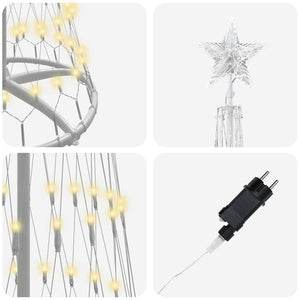 LED Weihnachtsbaum 250cm Warmweiß
