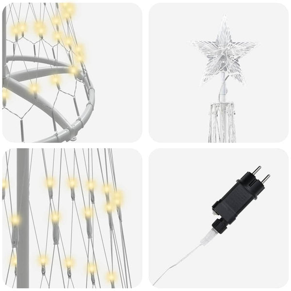 LED Weihnachtsbaum 250cm Warmweiß