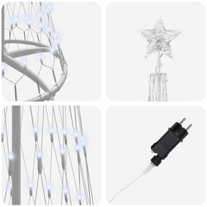 LED Weihnachtsbaum Kaltweiß 250cm