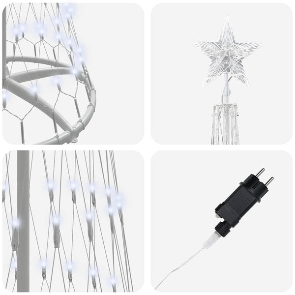 LED Weihnachtsbaum Kaltweiß 250cm