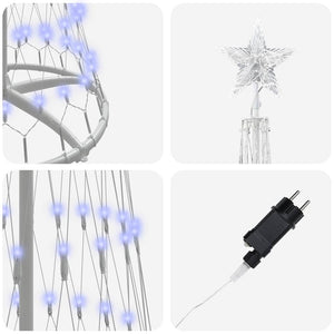 LED Weihnachtsbaum Blau 250cm