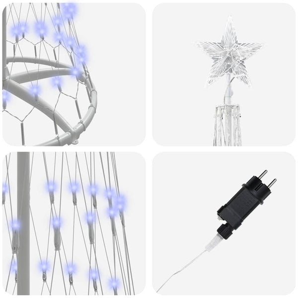 LED Weihnachtsbaum Blau 250cm