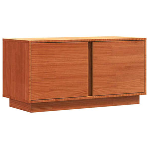 TV-Schrank Wachsbraun Kiefer Massivholz 80cm