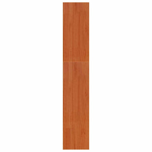 vidaXL Bookcase Waxed Brown 80 x 30 x 167.5 cm Solid Pine Wood