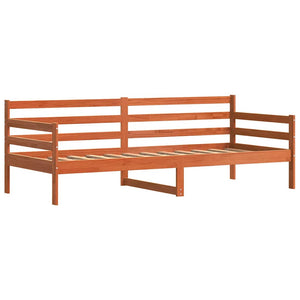 Tagesbett Kiefer Massivholz Wachsbraun