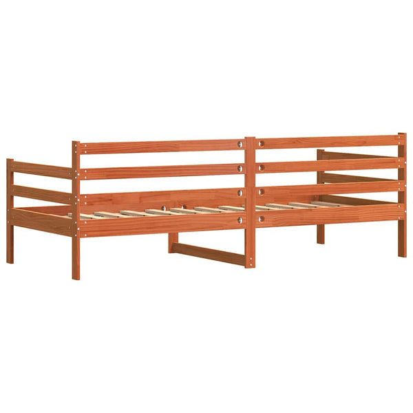 Tagesbett Kiefer Massivholz Wachsbraun