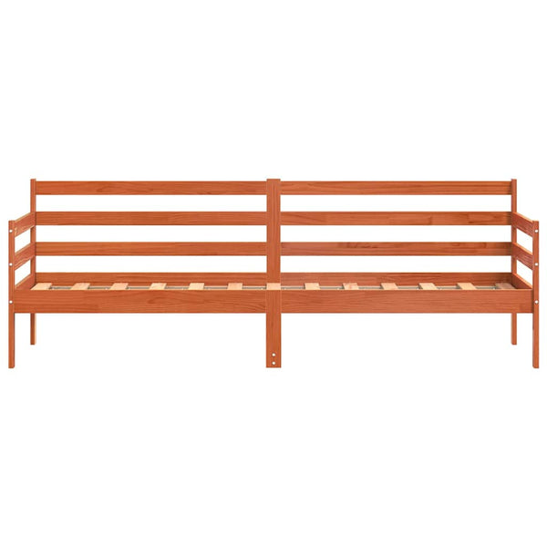 Tagesbett Kiefer Massivholz Wachsbraun