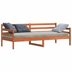 Tagesbett Kiefer Massivholz Wachsbraun