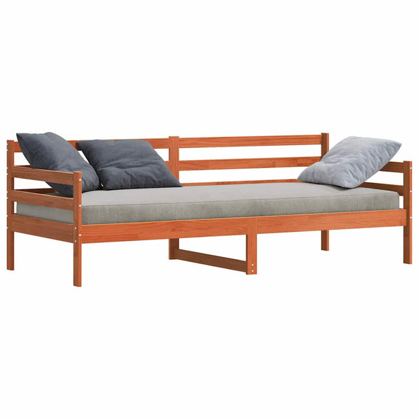 Tagesbett Kiefer Massivholz Wachsbraun